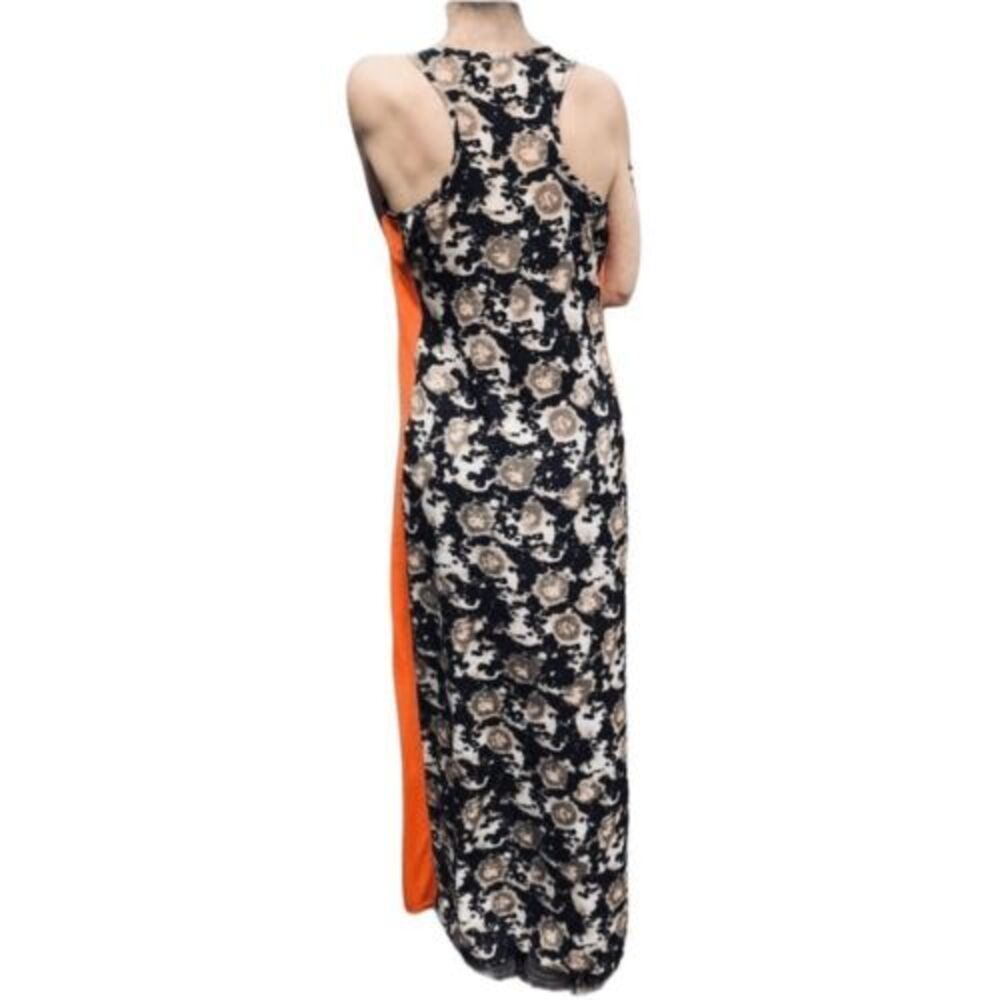 CUBIT Camo & Orange Racer Back Maxi Dress — Junior's SZ M (see measurements) - Picture 2 of 11